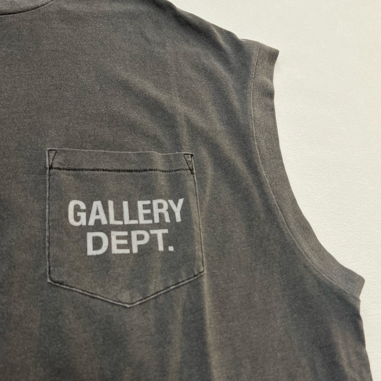 GALLERY DEPT. - Men Augi Sleeveless Tee（AST-10004-VBLK-M）