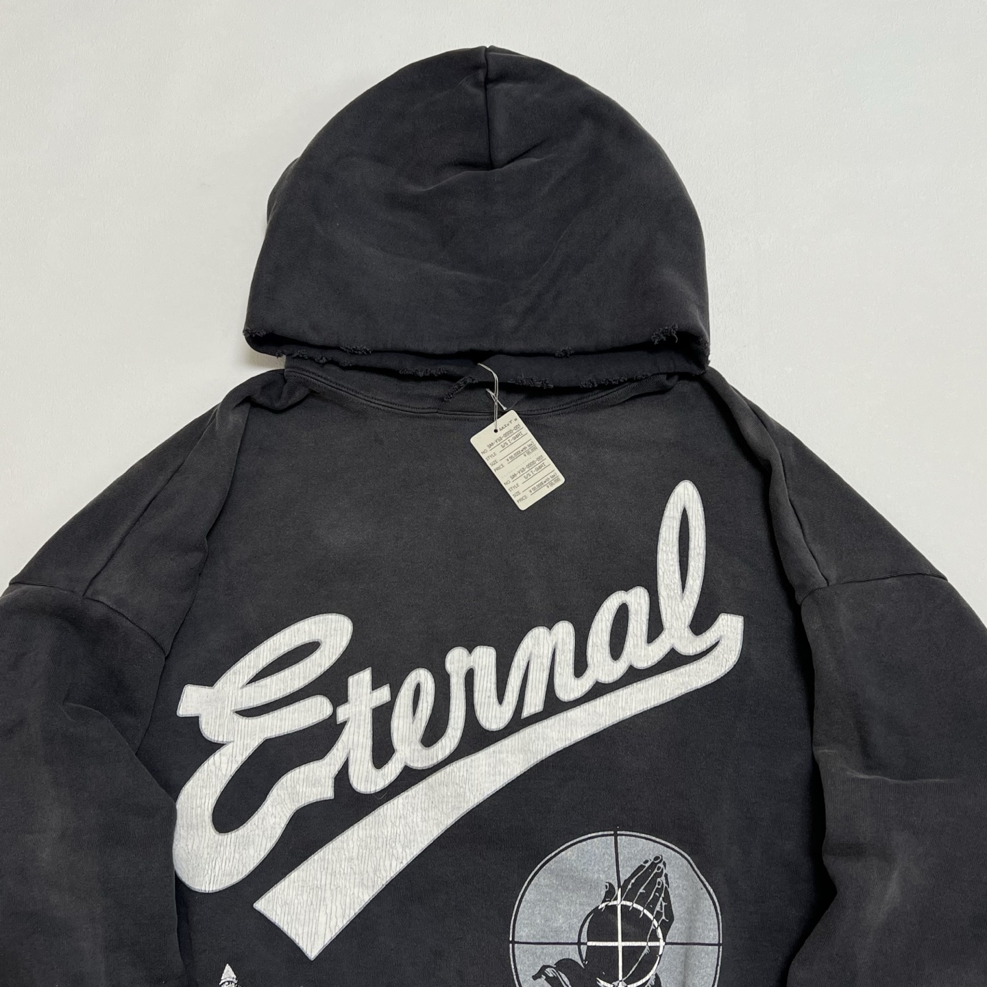 SAINT Mxxxxxx × FEAR OF GOD HOODIE  (SM-HR8-0000-C03）