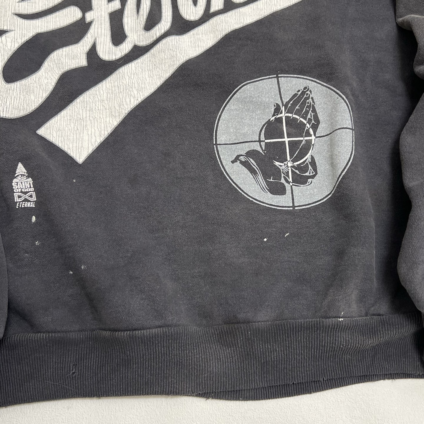 SAINT Mxxxxxx × FEAR OF GOD HOODIE  (SM-HR8-0000-C03）