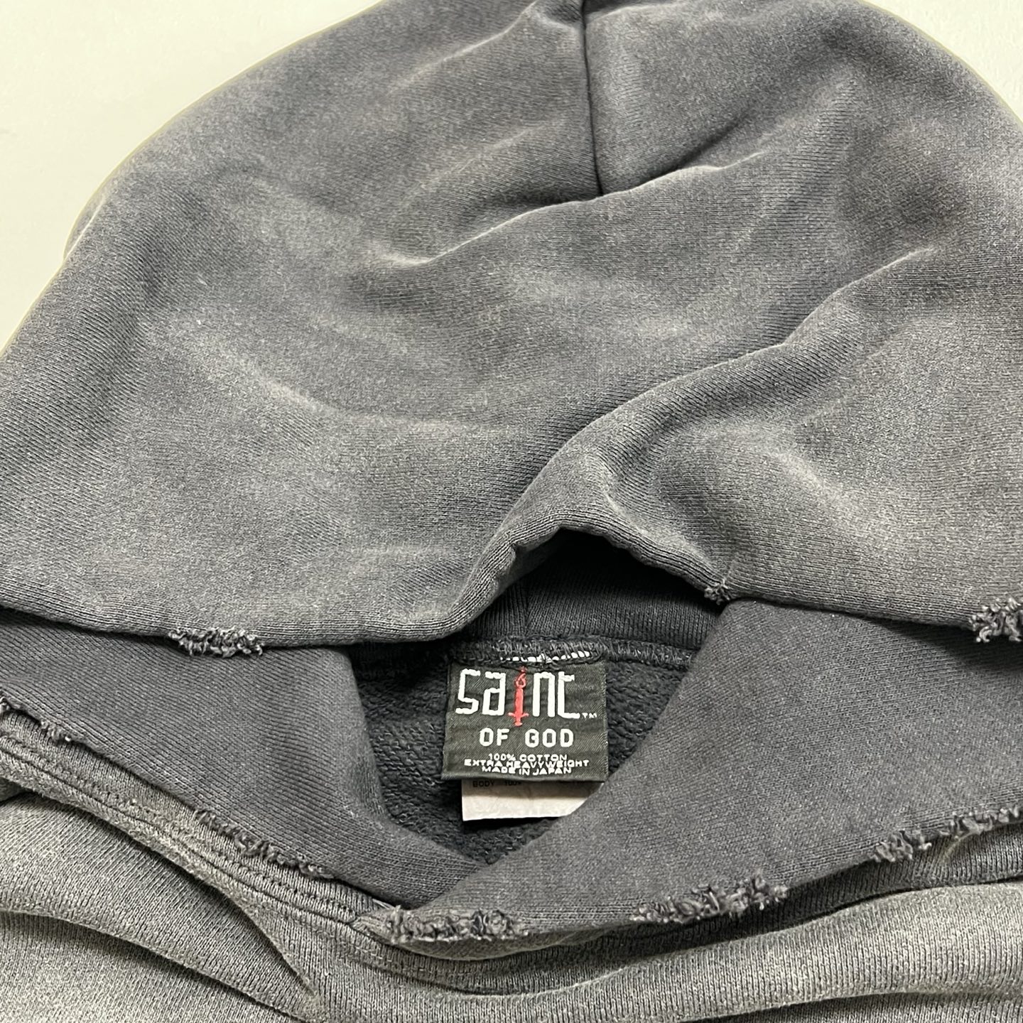 SAINT Mxxxxxx × FEAR OF GOD HOODIE  (SM-HR8-0000-C03）