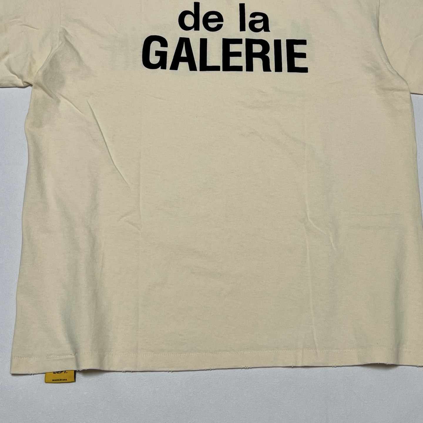 Gallery Dept. Self Title Tee 'Archival White'（ST-10081-ARCH）