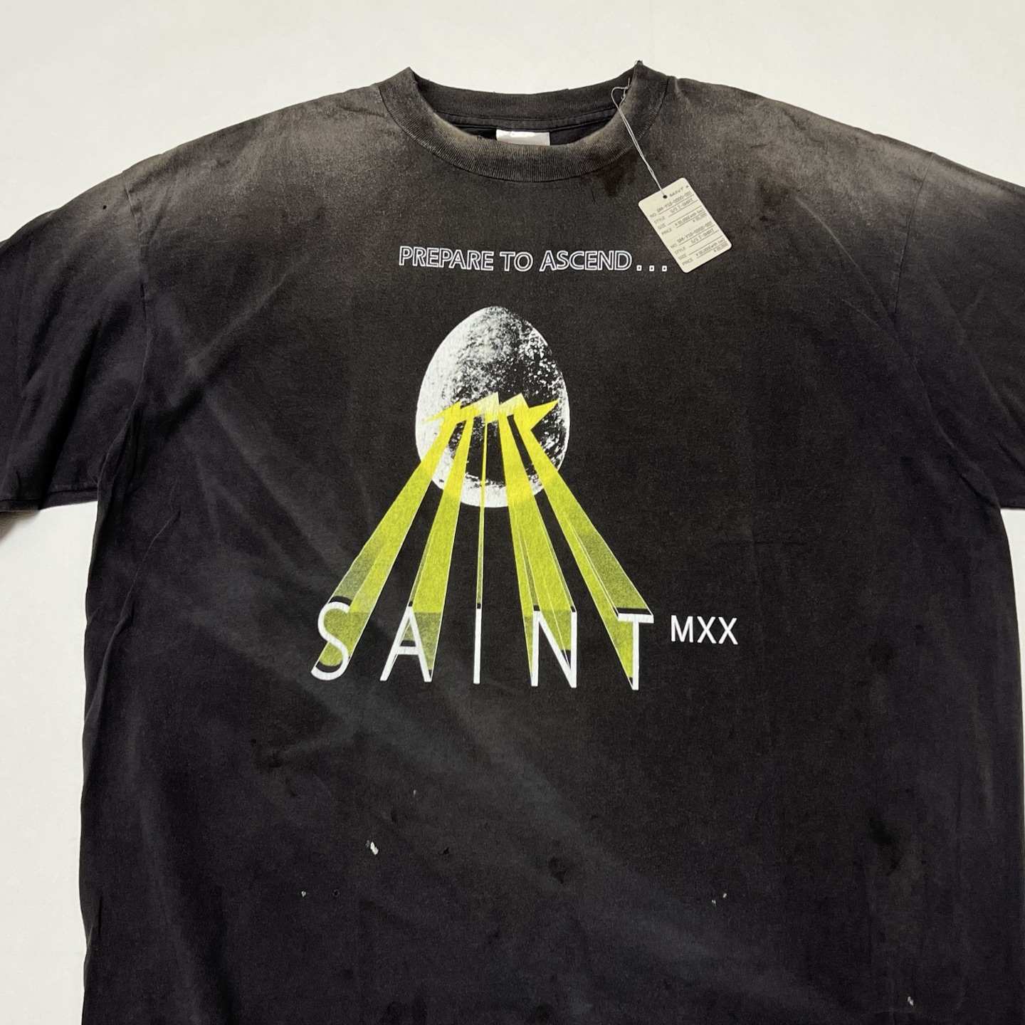 SAINT Mxxxxxx SS Tee Egg "Black"  (SM-HR8-0000-007）