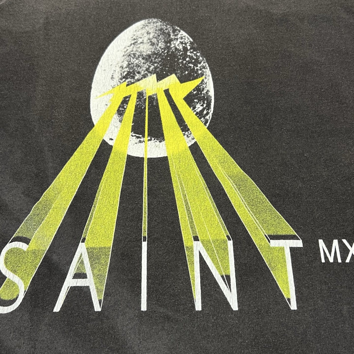 SAINT Mxxxxxx SS Tee Egg "Black"  (SM-HR8-0000-007）