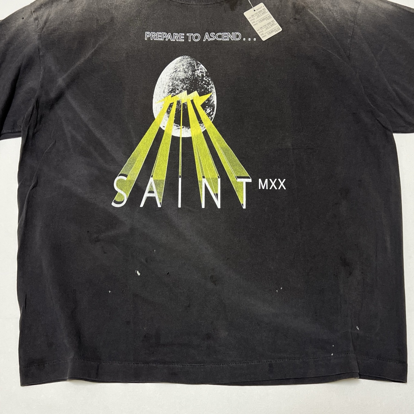 SAINT Mxxxxxx SS Tee Egg "Black"  (SM-HR8-0000-007）