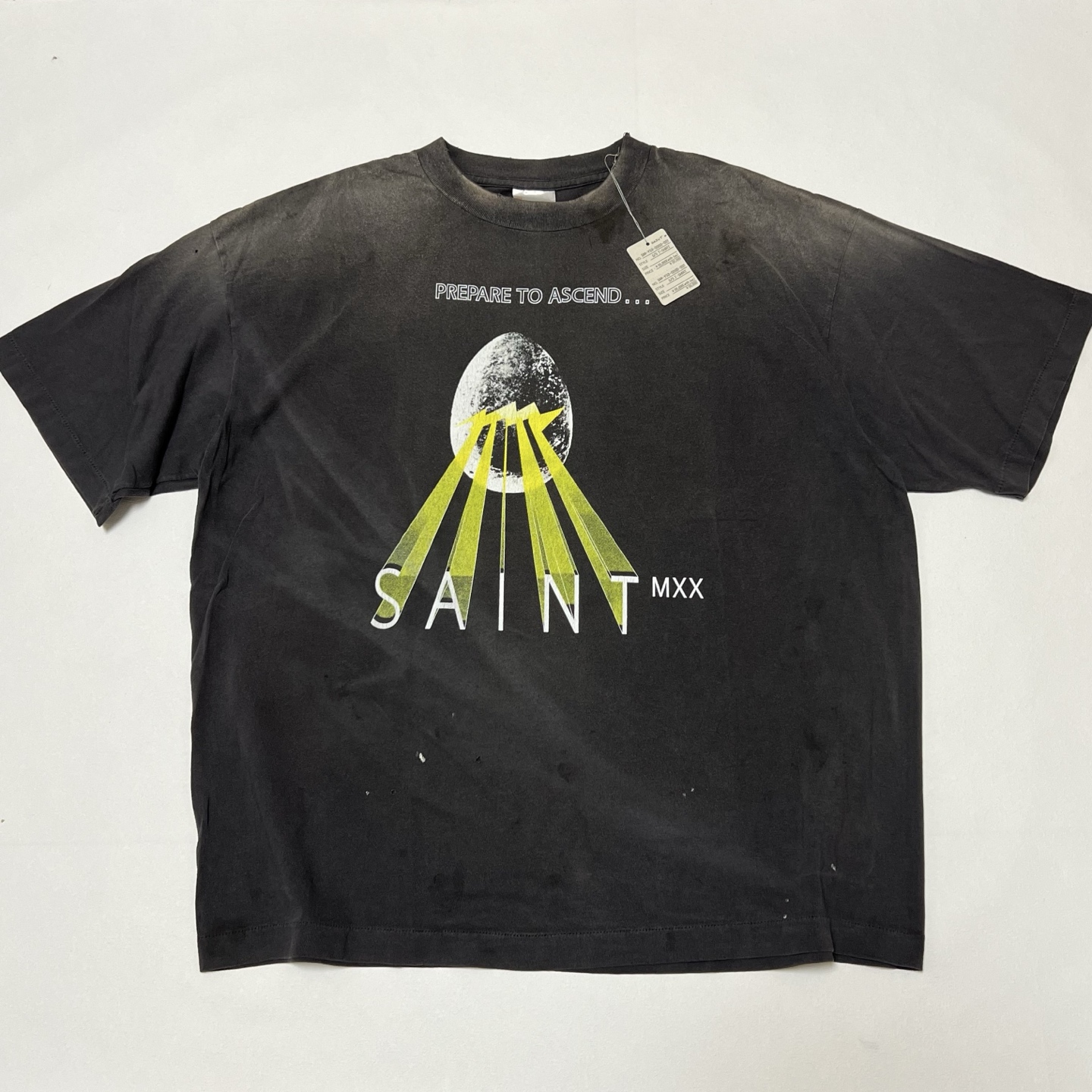 SAINT Mxxxxxx SS Tee Egg "Black"  (SM-HR8-0000-007）