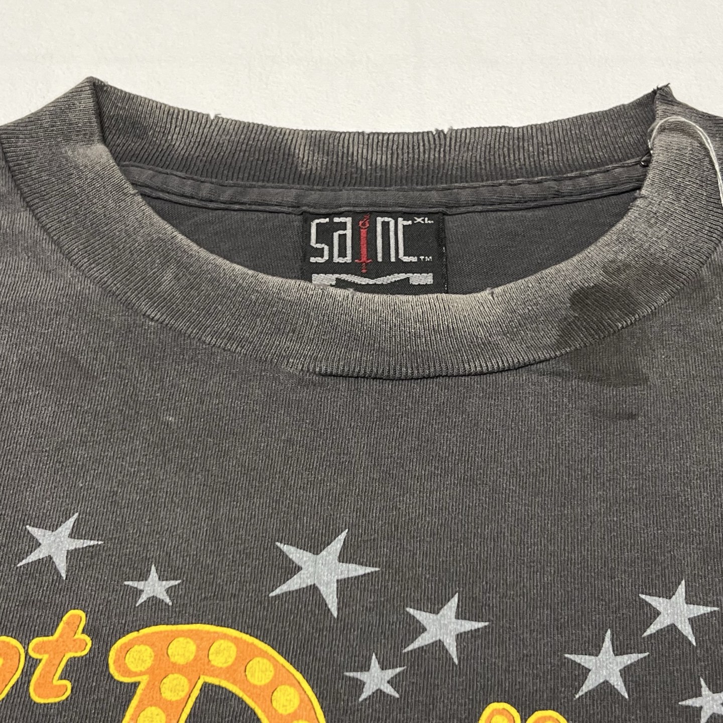 SAINT M×××××× Saint Michael DELICATE BULLSHIT SS TEE  (SM-HR8-0000-003）