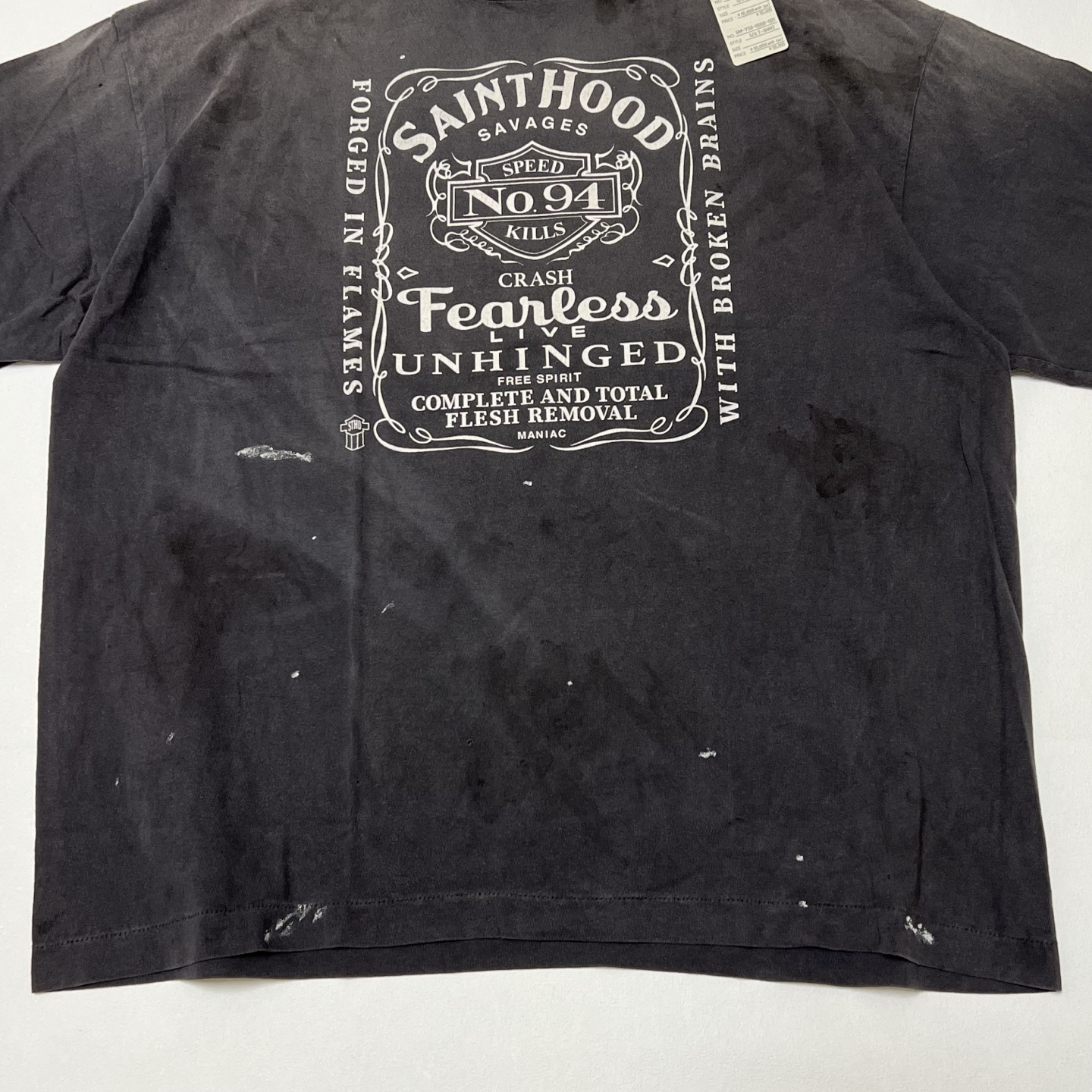 SAINT Mxxxxxx x Batman BTM_SS Tee_The Joker "Black"  (SM-HR8-0000-C53）