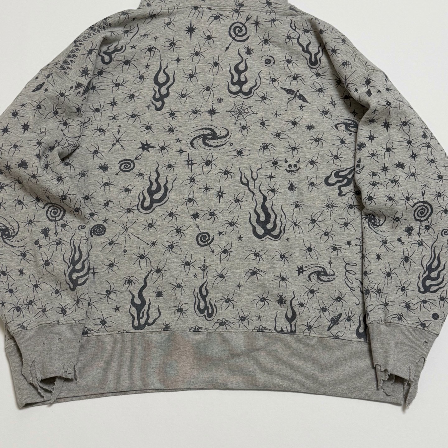 SAINT MICHAEL DW_HOODIE / Dr.Woo / GRAY（SM-HR8-0000-C42）