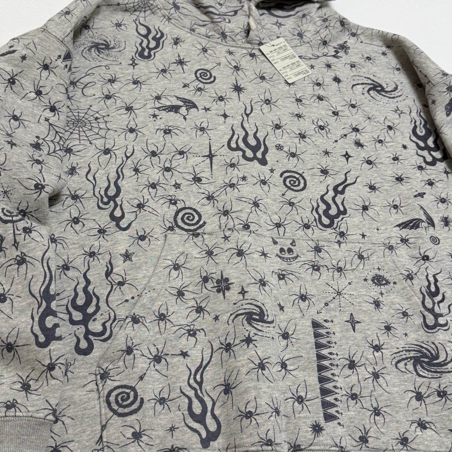 SAINT MICHAEL DW_HOODIE / Dr.Woo / GRAY（SM-HR8-0000-C42）