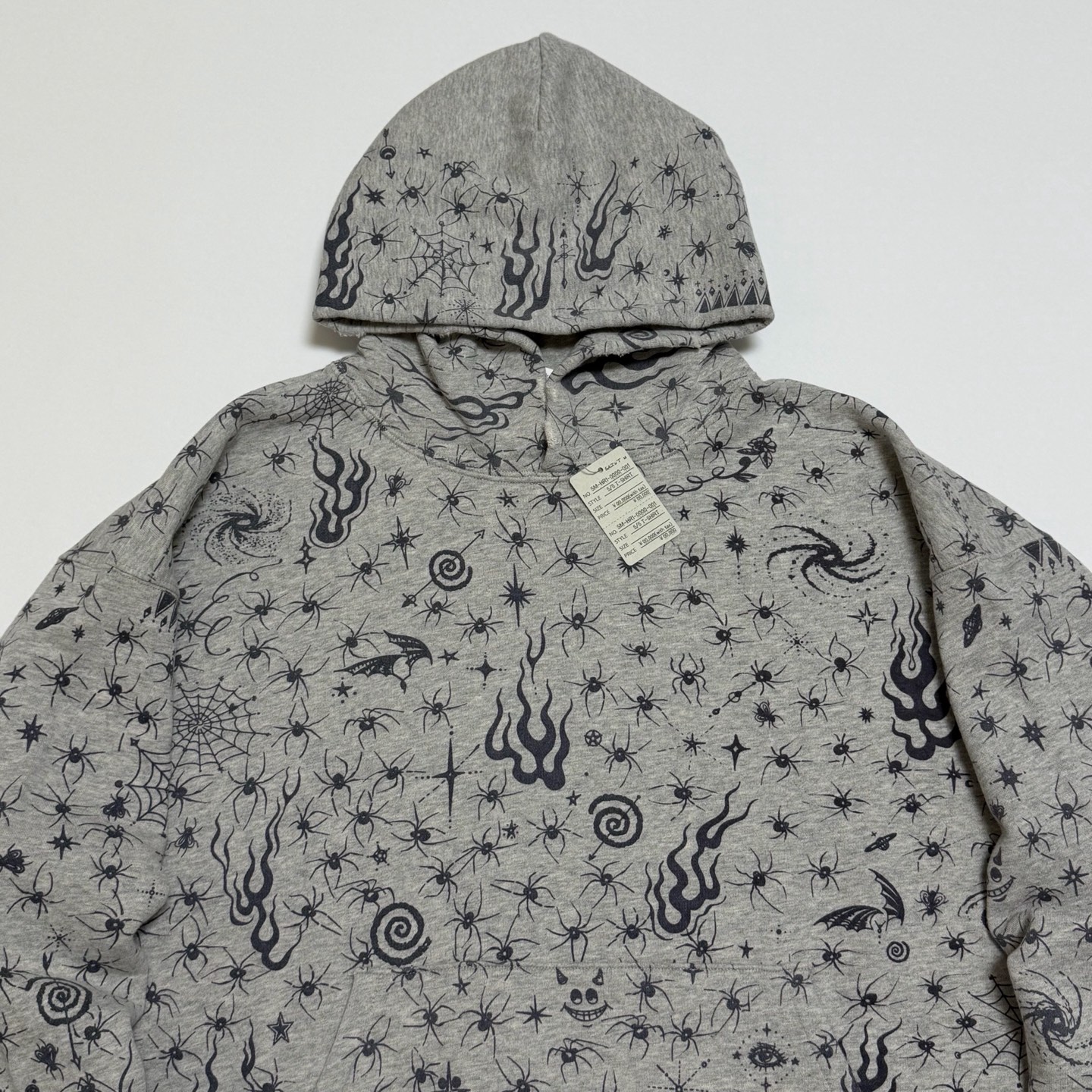 SAINT MICHAEL DW_HOODIE / Dr.Woo / GRAY（SM-HR8-0000-C42）