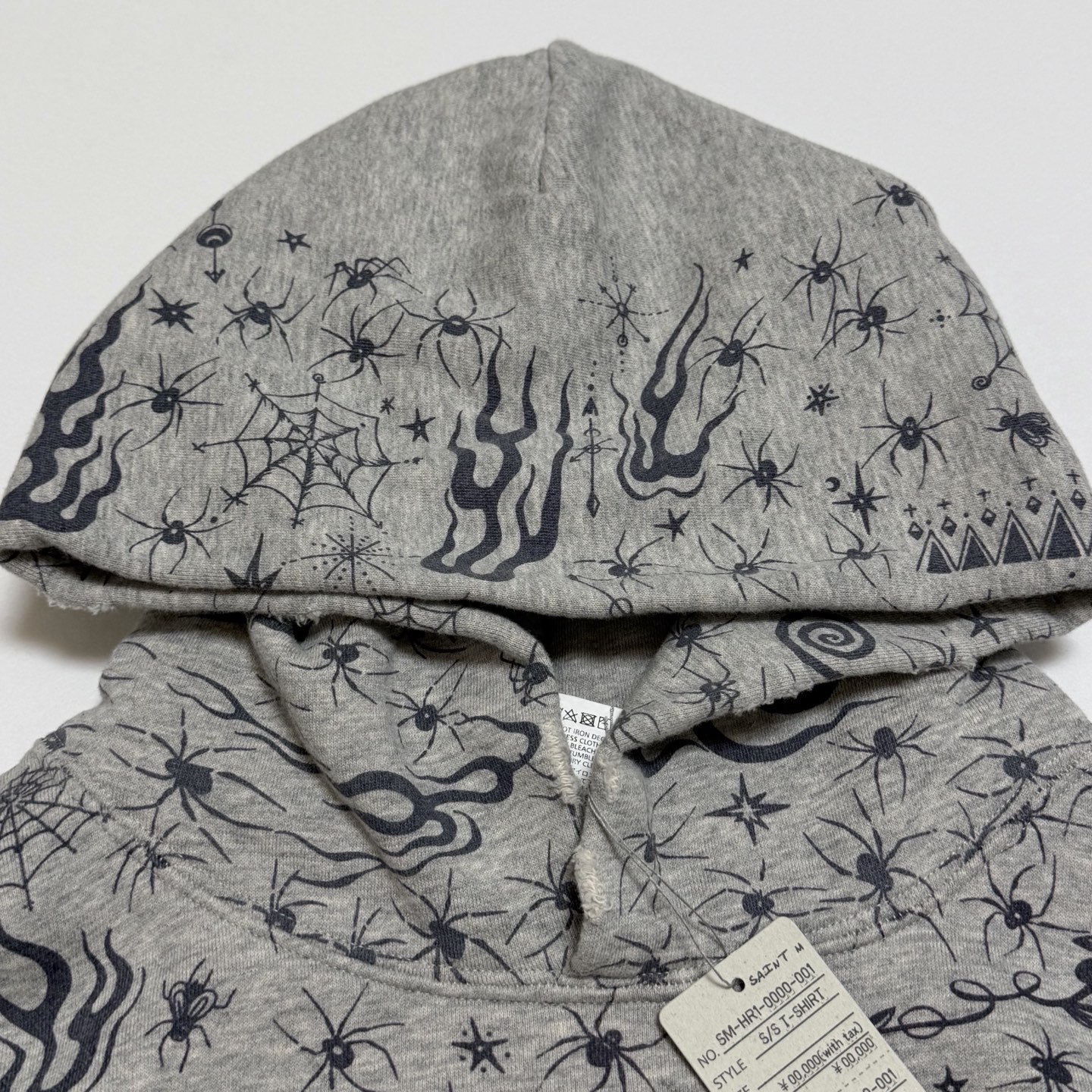 SAINT MICHAEL DW_HOODIE / Dr.Woo / GRAY（SM-HR8-0000-C42）