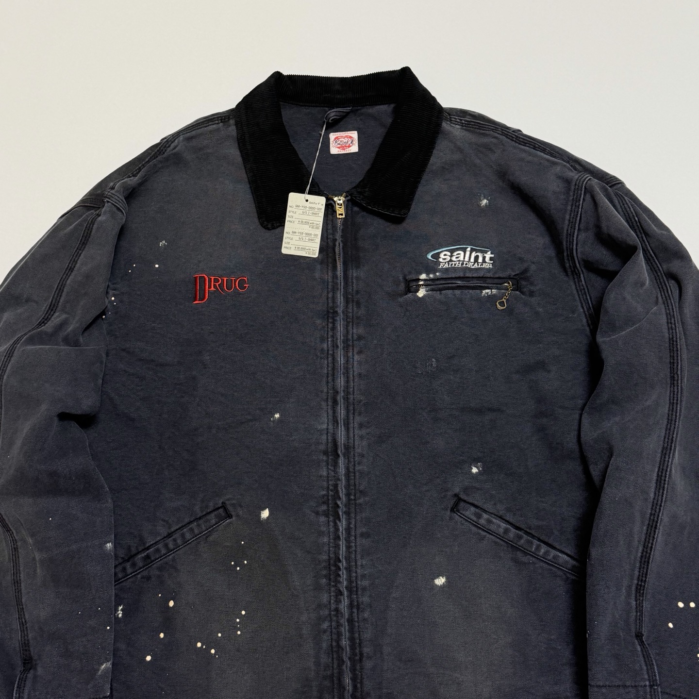 SAINT Mxxxxxx DETROIT JACKET/DRUG/BLACK（SM-HR8-0000-063）