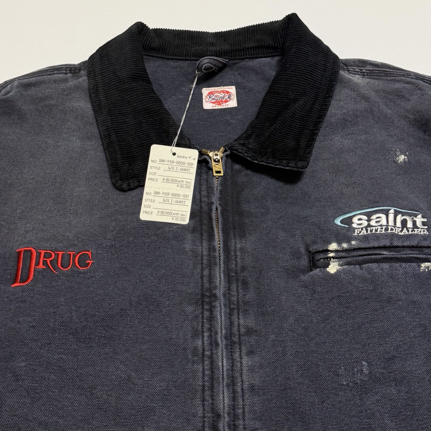 SAINT Mxxxxxx DETROIT JACKET/DRUG/BLACK（SM-HR8-0000-063）