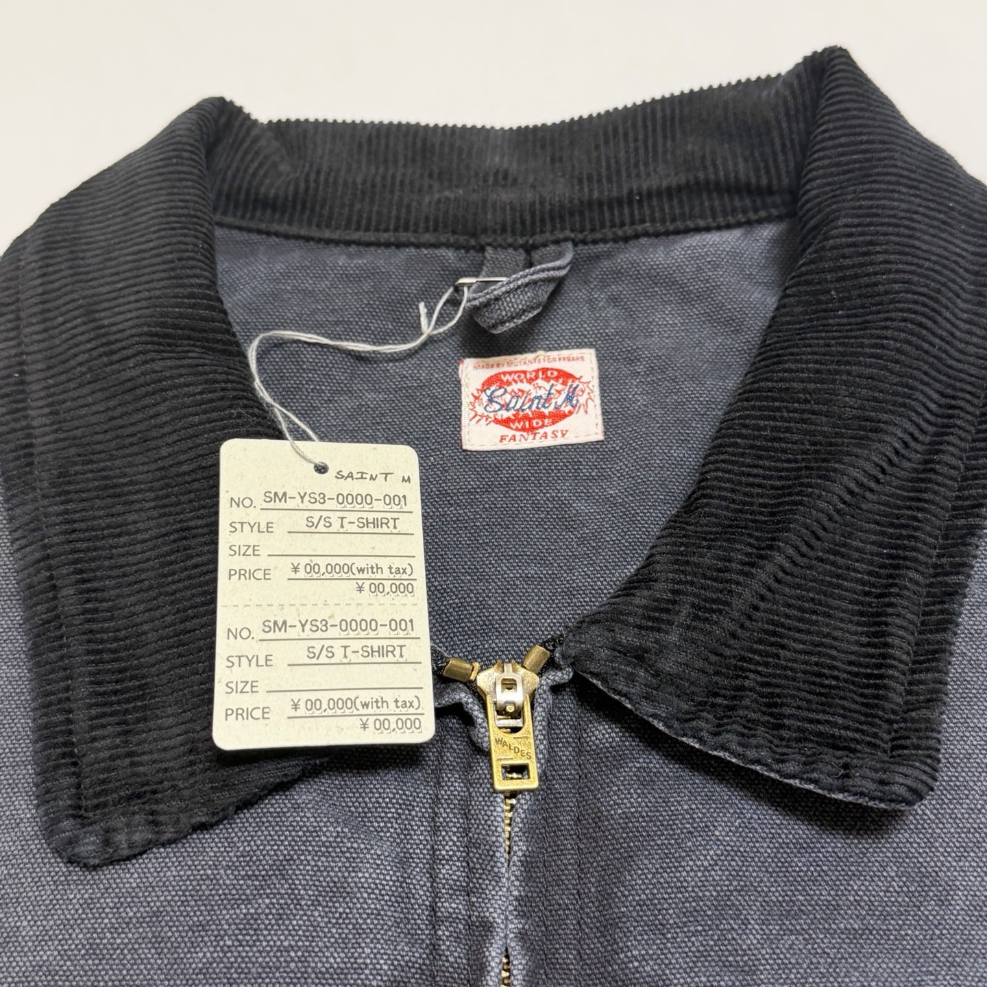 SAINT Mxxxxxx DETROIT JACKET/DRUG/BLACK（SM-HR8-0000-063）