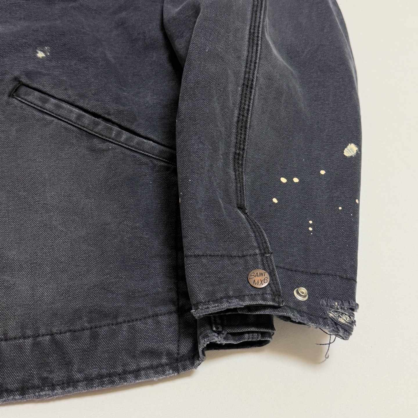 SAINT Mxxxxxx DETROIT JACKET/DRUG/BLACK（SM-HR8-0000-063）