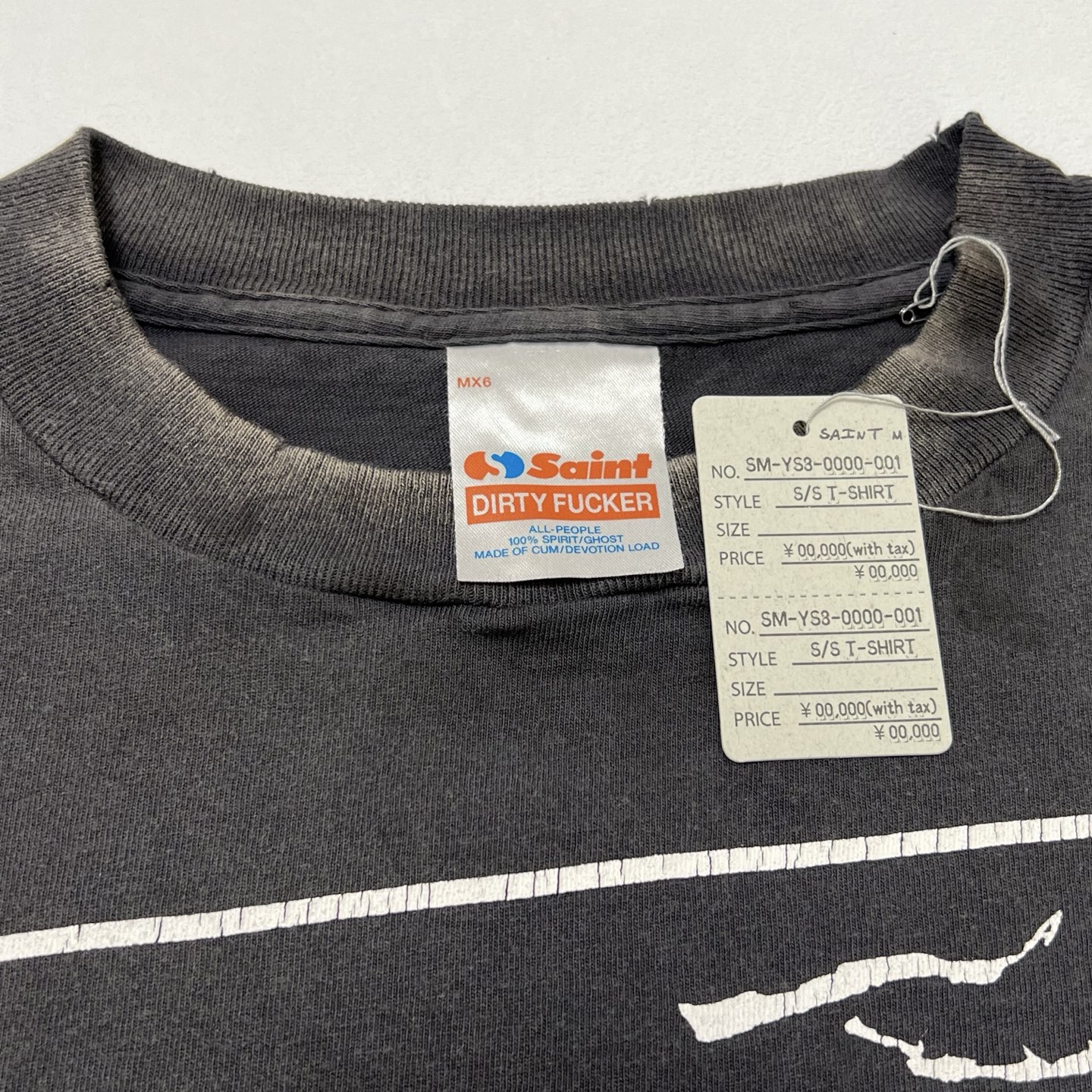 SAINT Mxxxxxx 25SS LOVE SAINT LS TEE (SM-HR8-0000-033）