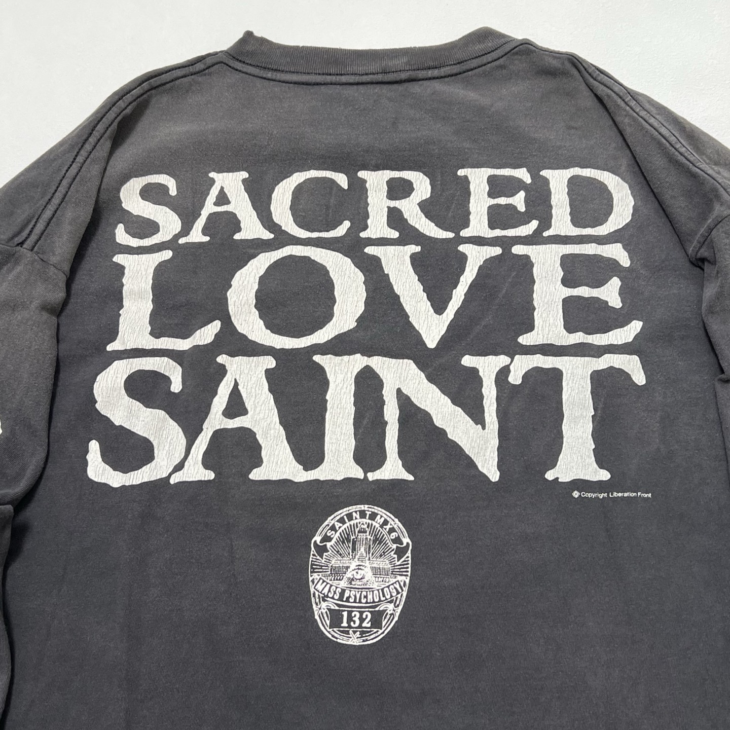 SAINT Mxxxxxx 25SS LOVE SAINT LS TEE (SM-HR8-0000-033）