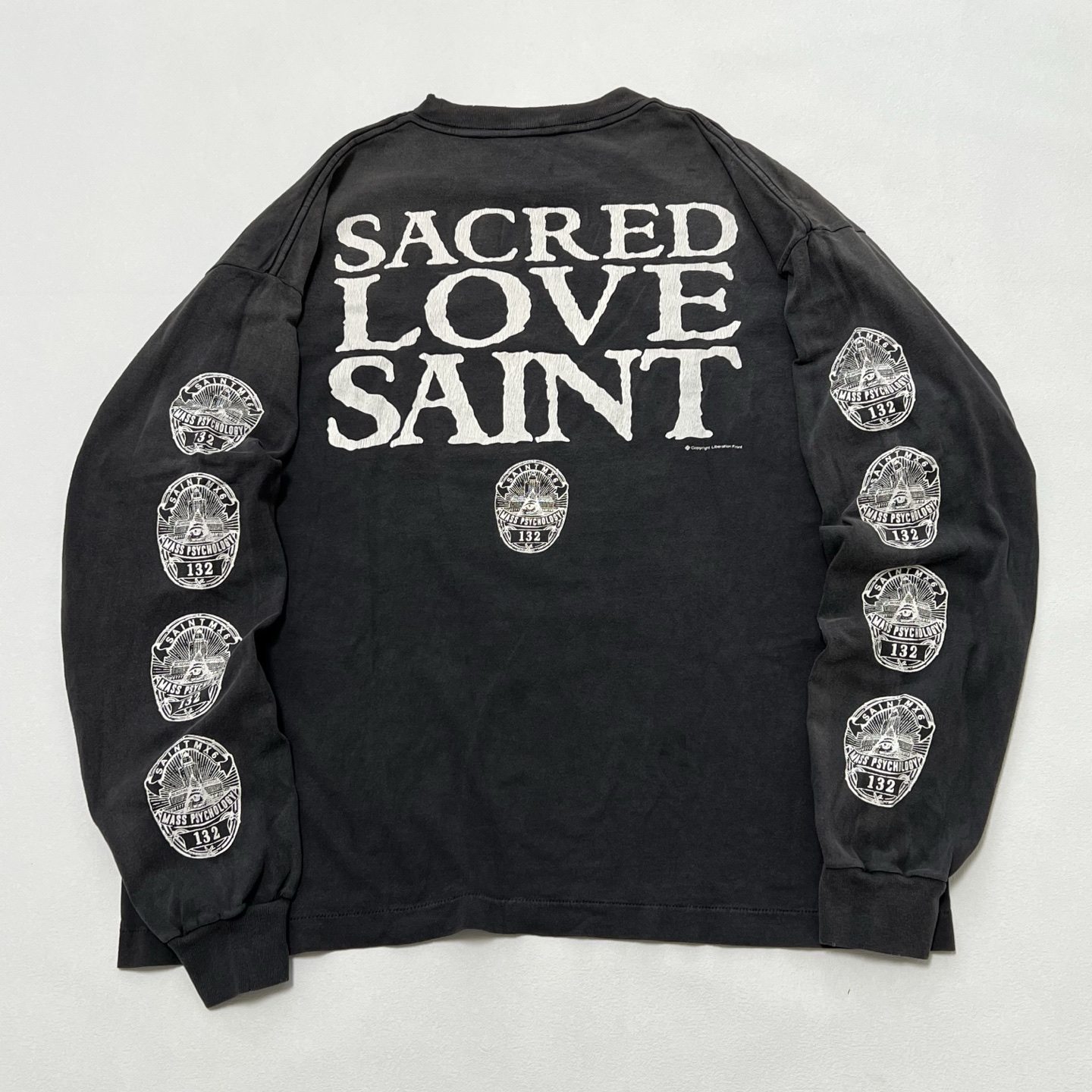 SAINT Mxxxxxx 25SS LOVE SAINT LS TEE (SM-HR8-0000-033）