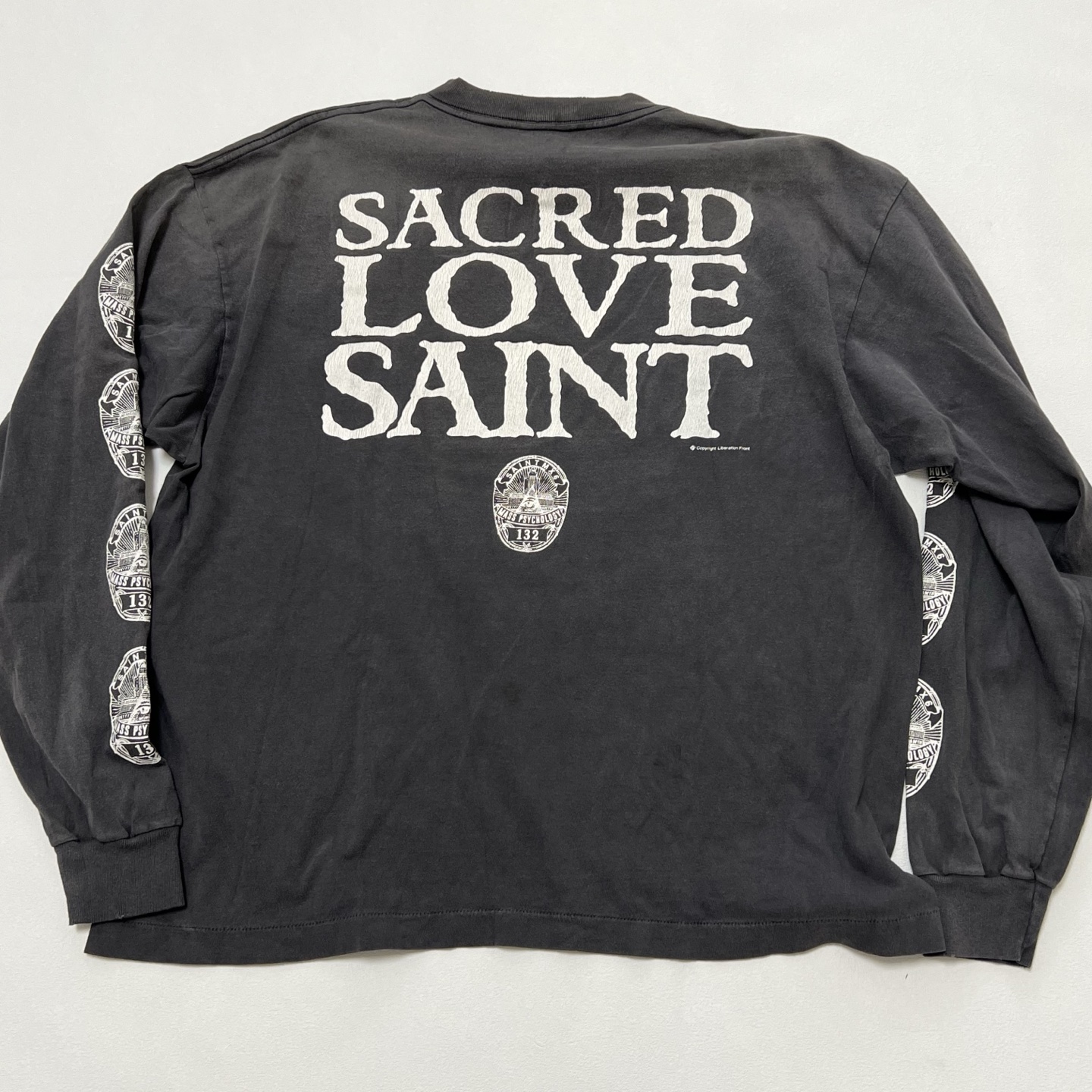 SAINT Mxxxxxx 25SS LOVE SAINT LS TEE (SM-HR8-0000-033）