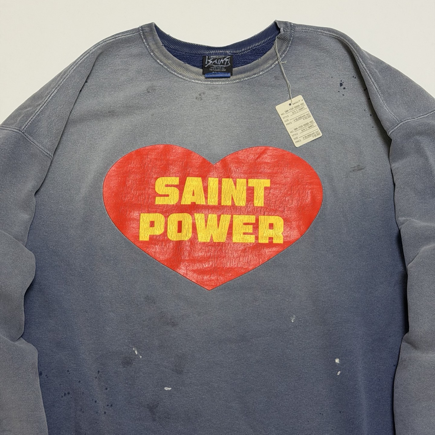 SAINT MXXXXXX CRW NECK SWT/SAINT POWER/NAVY (SM-HR1-0000-048）