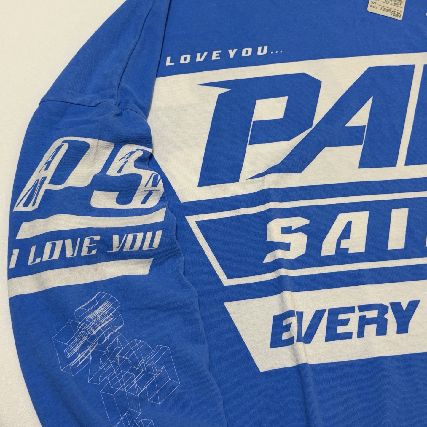 SAINT MXXXXXX T-shirt SAINT PAM LS TEE (SM-HR1-0000-C28）