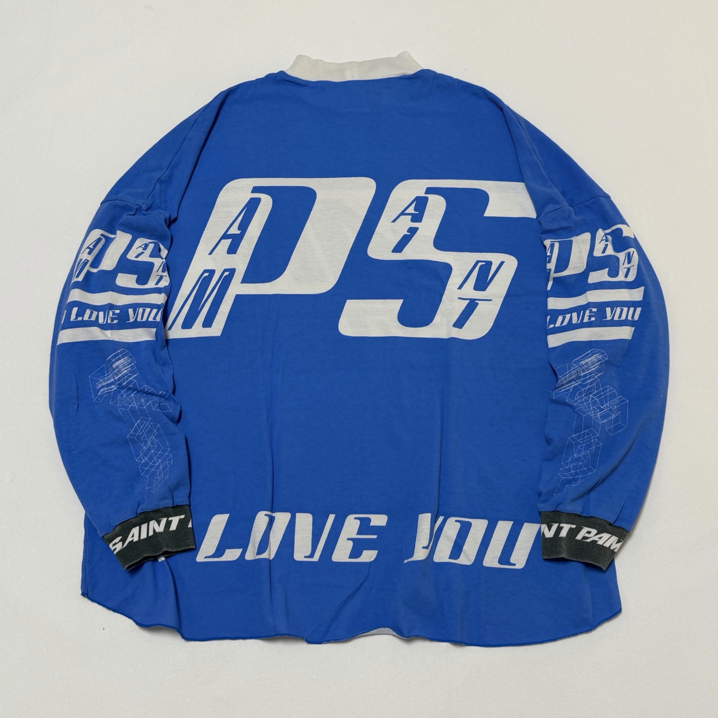 SAINT MXXXXXX T-shirt SAINT PAM LS TEE (SM-HR1-0000-C28）