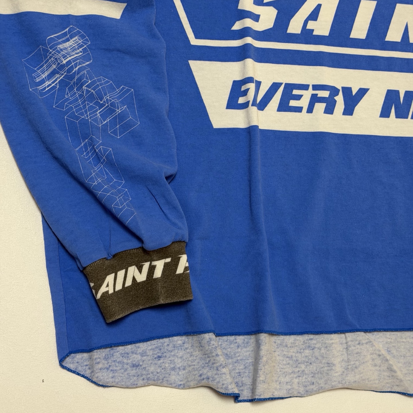 SAINT MXXXXXX T-shirt SAINT PAM LS TEE (SM-HR1-0000-C28）