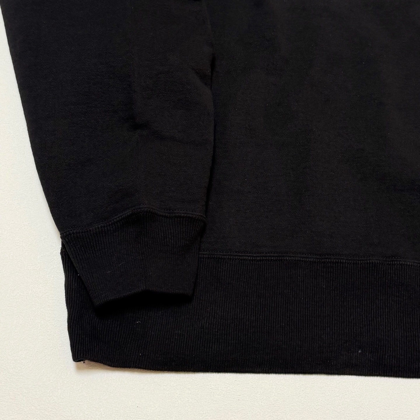 SAINT MXXXXXX SAINT SPORT CREW NECK SWEAT BLACK (SM-HR1-0000-044）