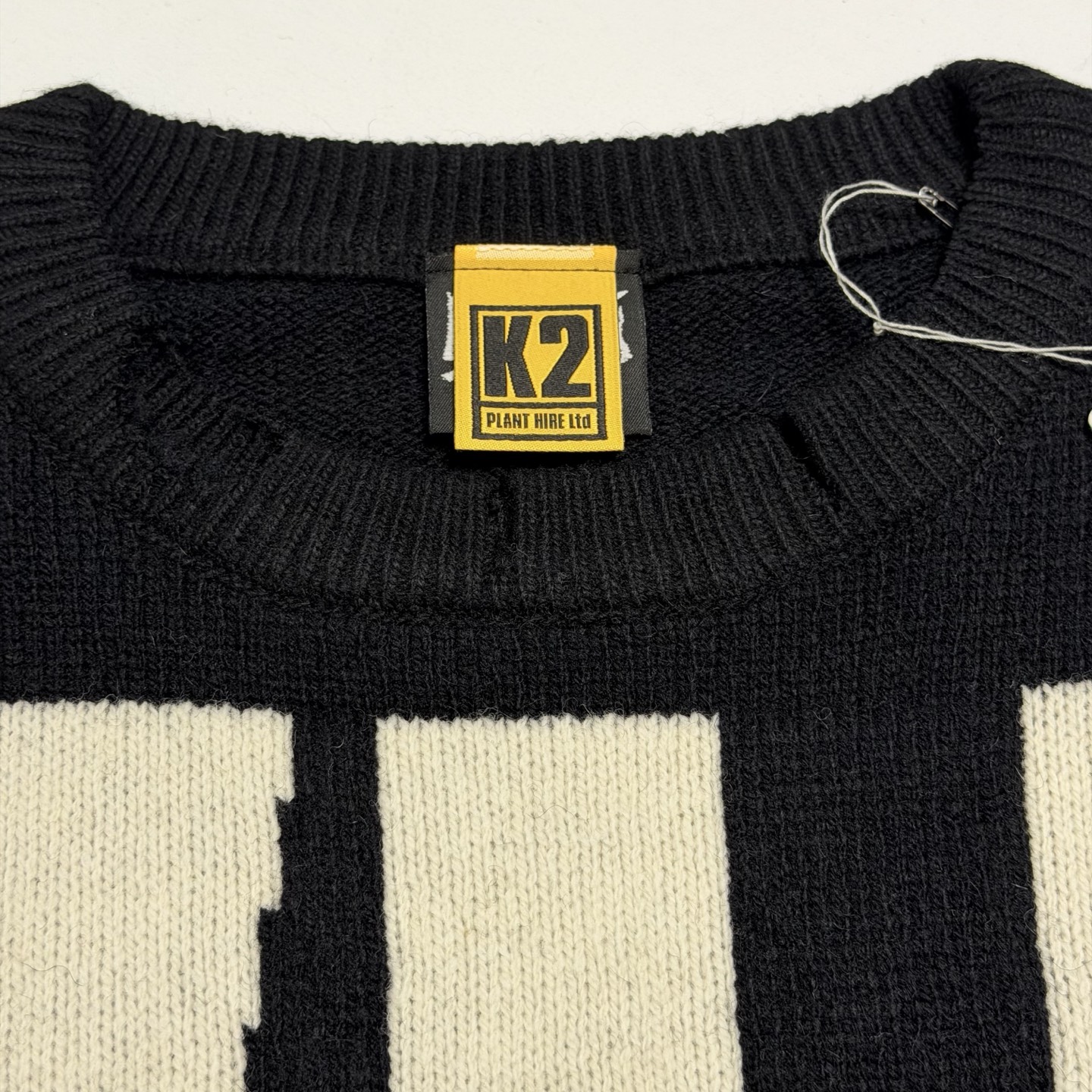 SAINT Mxxxxxx KLF CREW NECK KNIT/KLF/BLACK (SM-HR1-0000-C08）