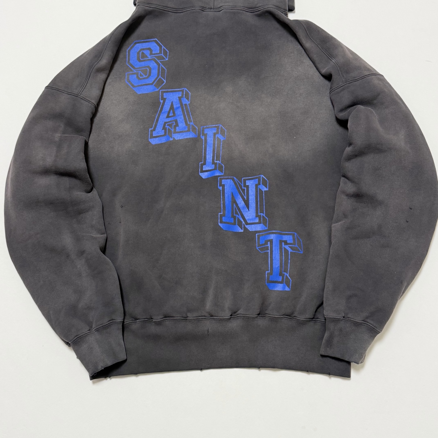 Saint Mxxxxxx  HOODIE/ANGEL/BLACK (SM-HR1-0000-052）
