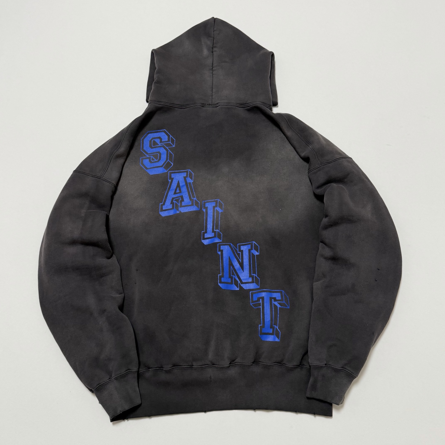 Saint Mxxxxxx  HOODIE/ANGEL/BLACK (SM-HR1-0000-052）