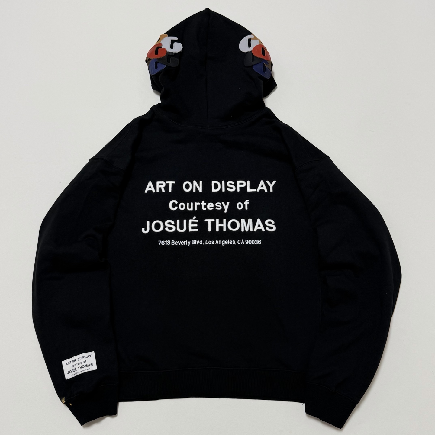 GALLERY DEPT. ART ON DISPLAY HOODIE（AODH-50054-VBLK）