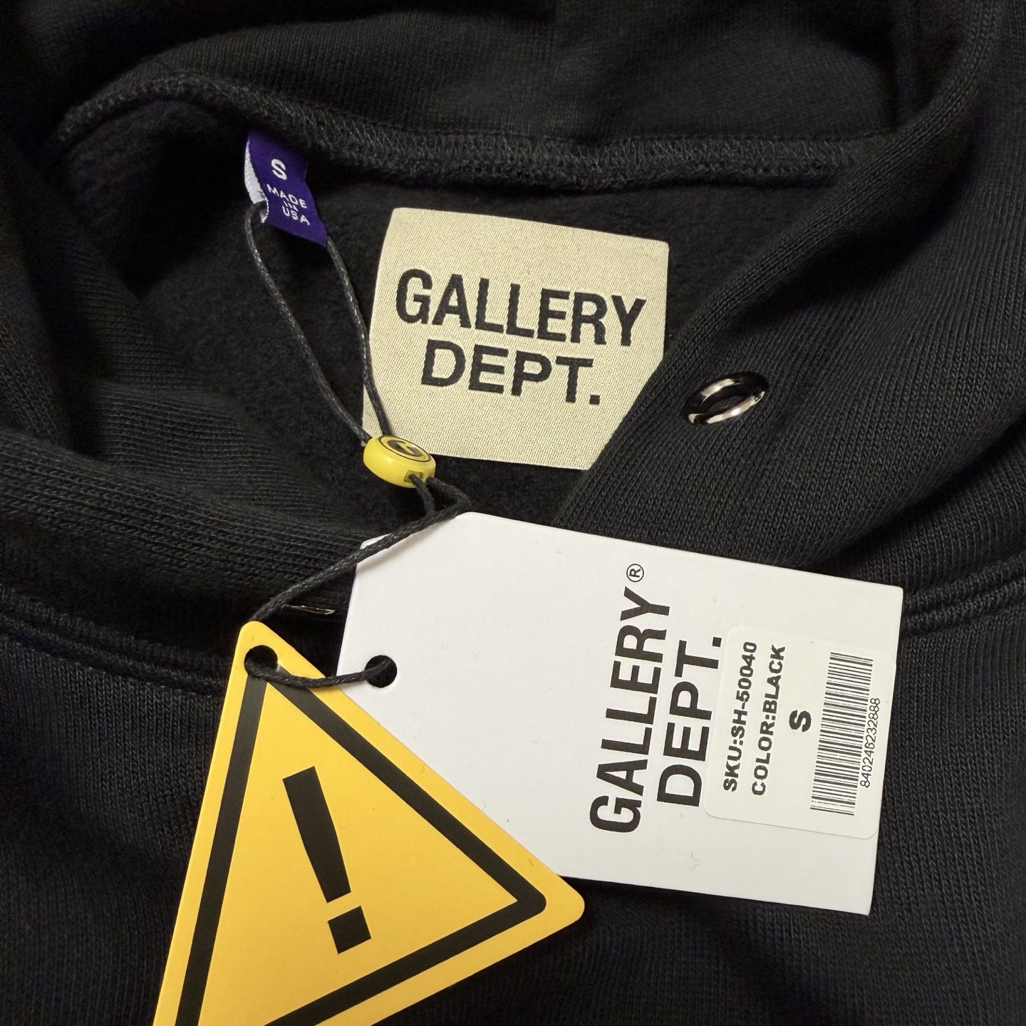 GALLERY DEPT. ART ON DISPLAY HOODIE（AODH-50054-VBLK）