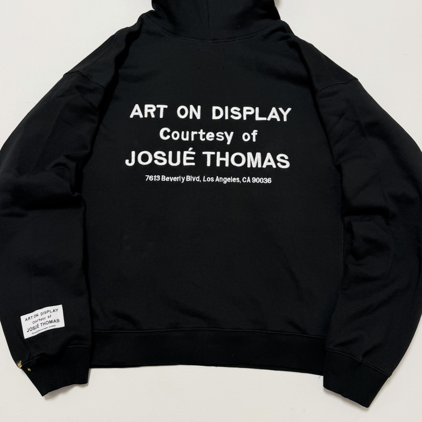 GALLERY DEPT. ART ON DISPLAY HOODIE（AODH-50054-VBLK）