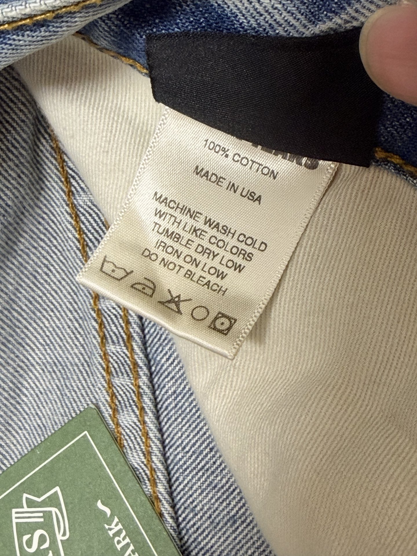 DENIM TEARS / BAGGY COTTON WREATH DENIM PANT（DEN-FW25-003）