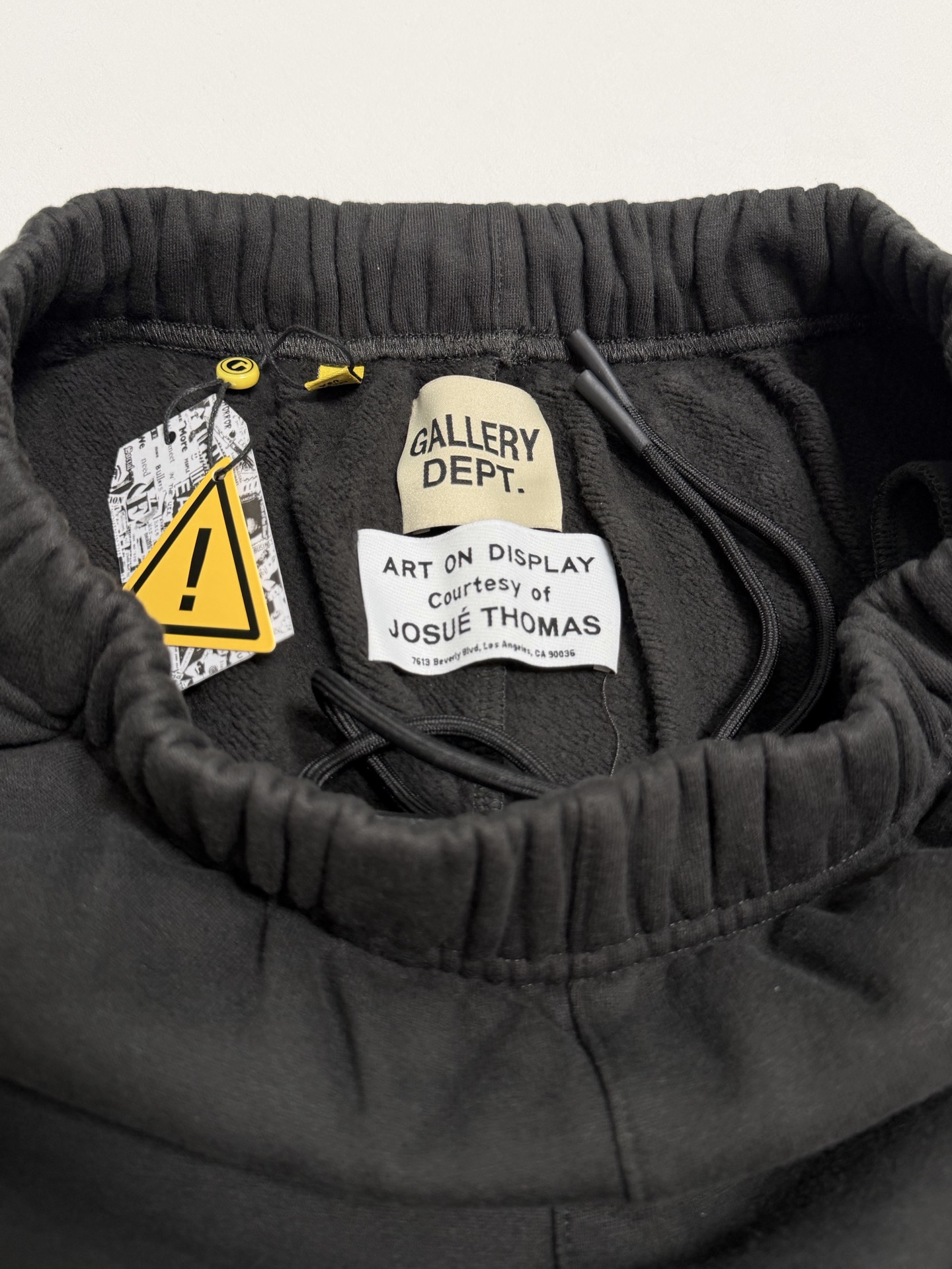 GALLERY DEPT. Sweatpants with logo（FSP-40107-WBLK）