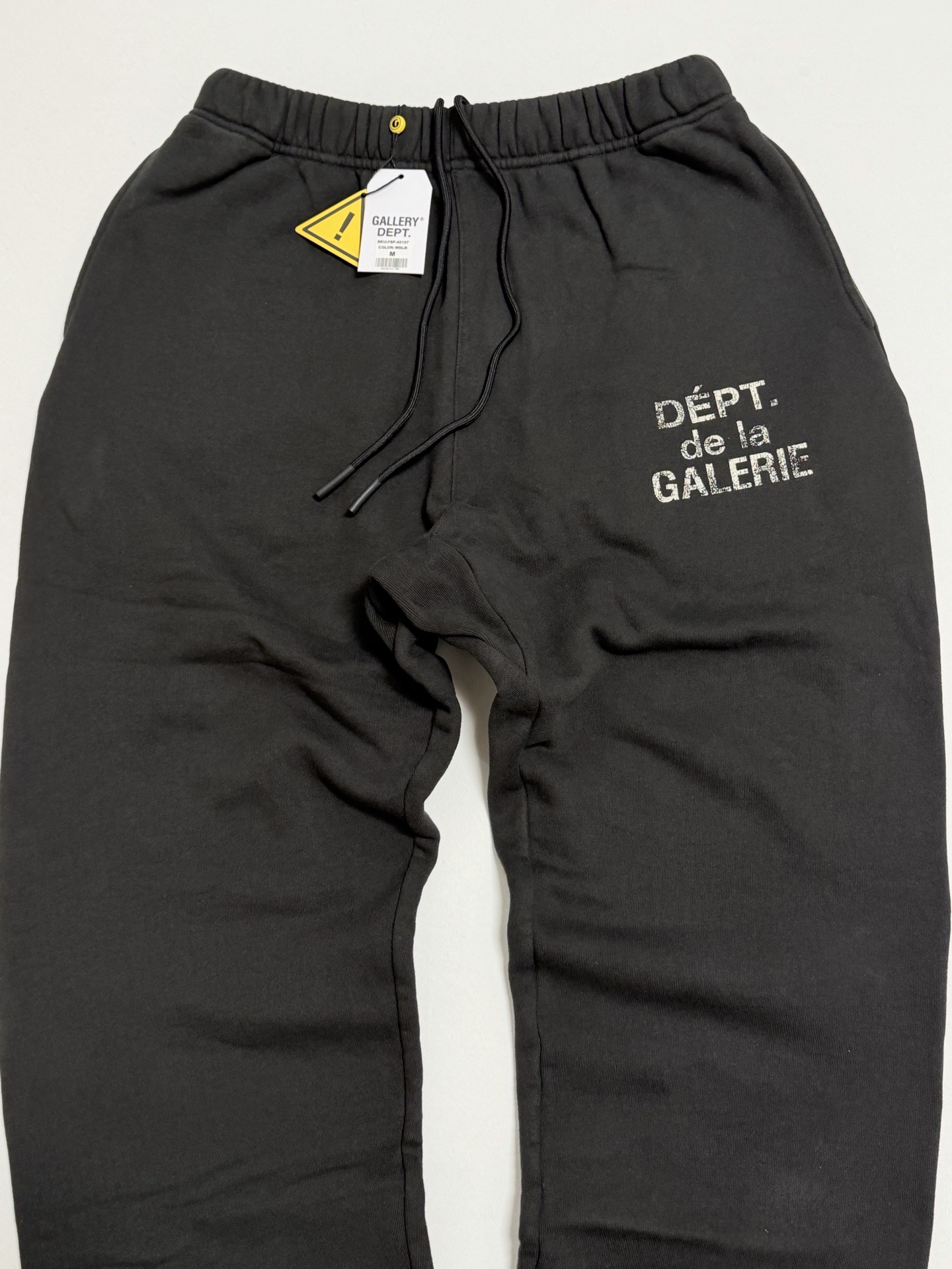GALLERY DEPT. Sweatpants with logo（FSP-40107-WBLK）