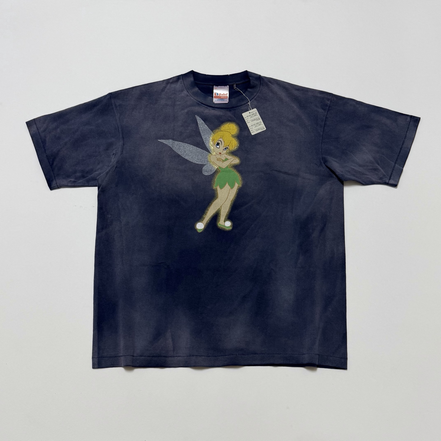 SAINT Mxxxxxx Saint Michael SM-MK8-0000-C79/DSN_SS T-SHIRT/TINKER BELL/NAVY (SM-MK8-0000-C79）