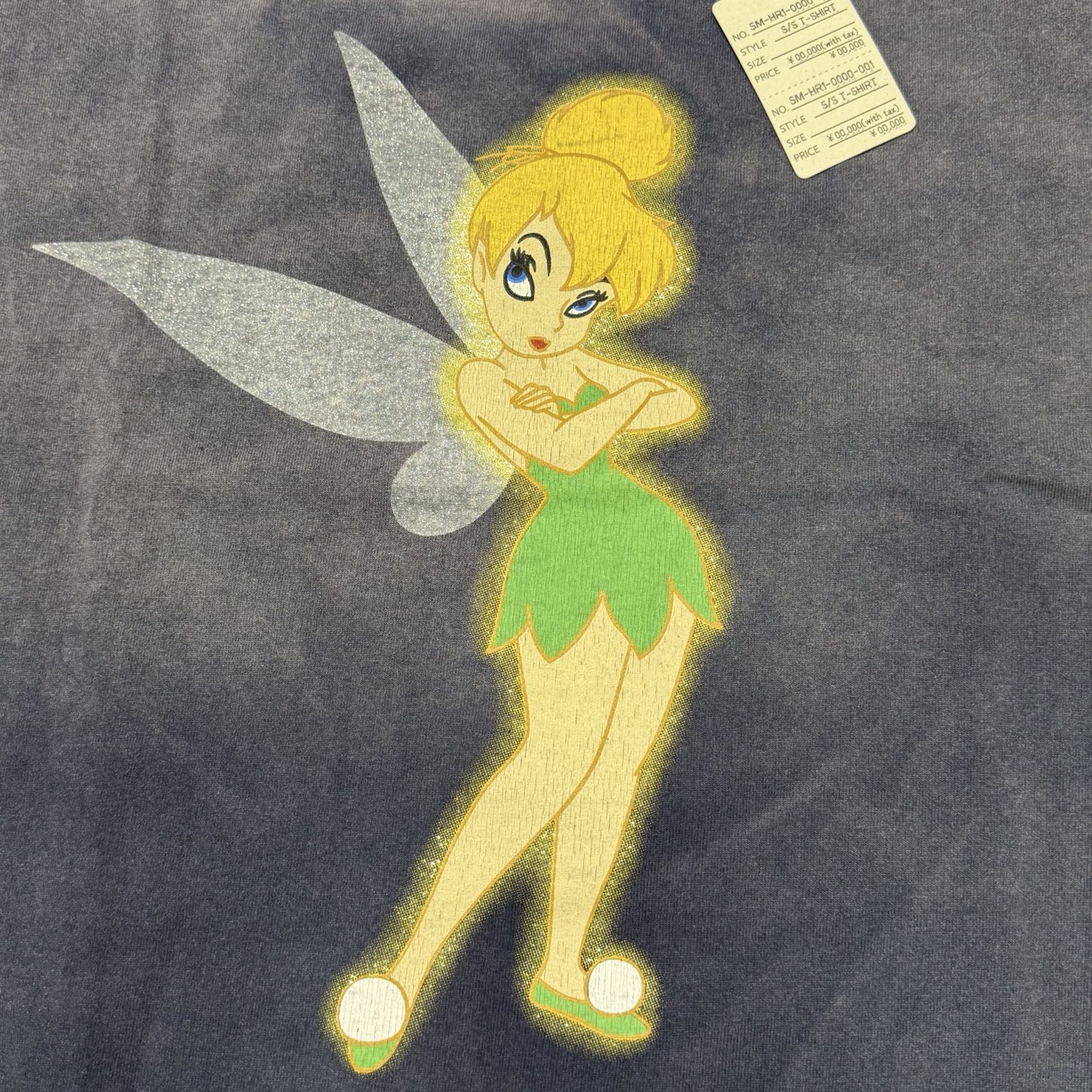 SAINT Mxxxxxx Saint Michael SM-MK8-0000-C79/DSN_SS T-SHIRT/TINKER BELL/NAVY (SM-MK8-0000-C79）
