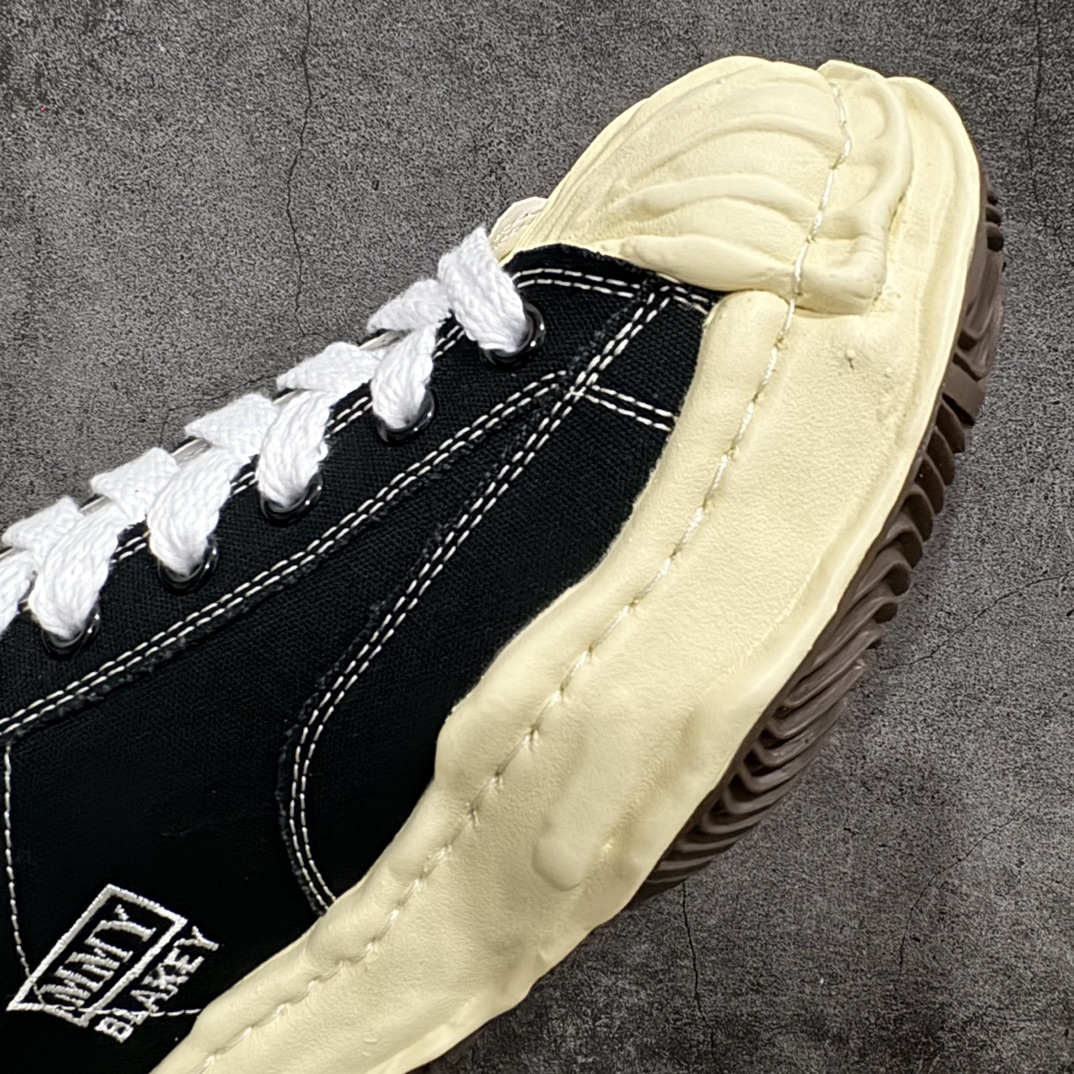 Maison MIHARA YASUHIRO BLAKEY VL OG Sole Canvas Low-top Sneaker "Black"  (A09FW732)