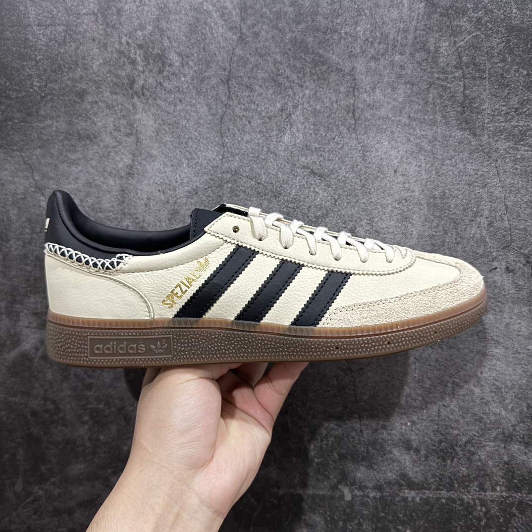 adidas Handball Spezial "Wonder Beige/Core Black/Magic Beige"（ IE3698）