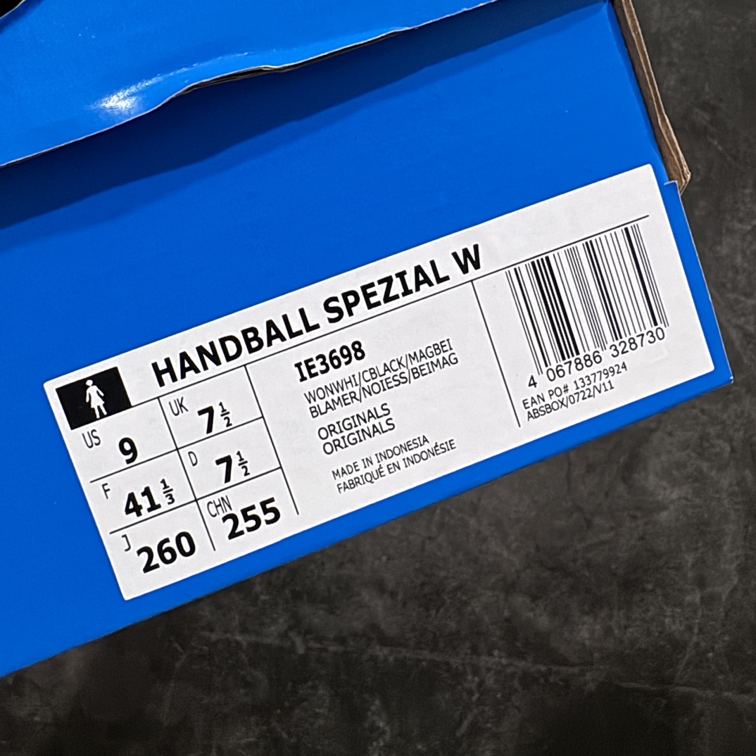 adidas Handball Spezial "Wonder Beige/Core Black/Magic Beige"（ IE3698）