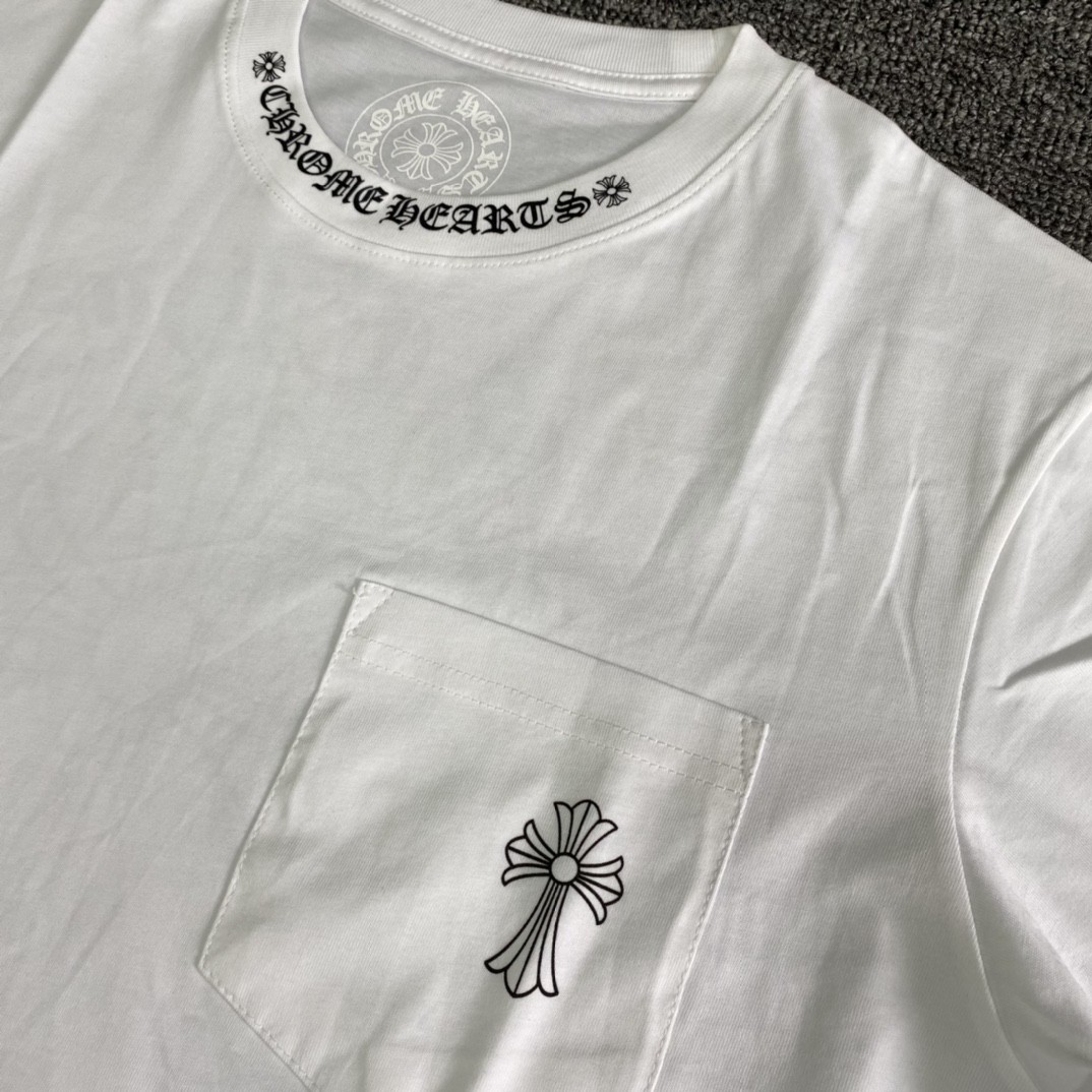 CHROME HEARTS T-SHIRT CH CROSS (CHROME HEARTS A010）