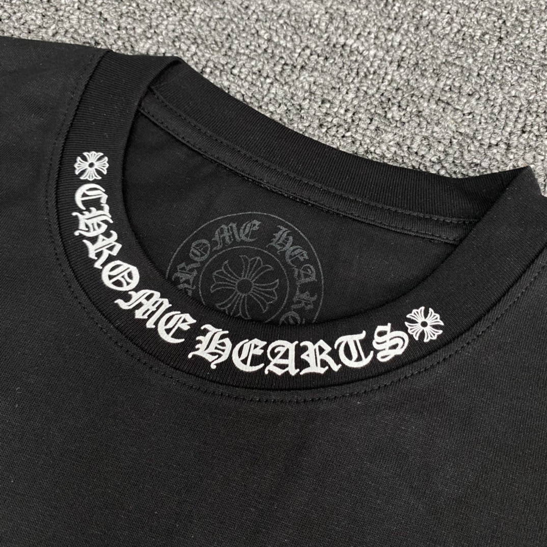 CHROME HEARTS T-SHIRT CH CROSS (CHROME HEARTS A010）