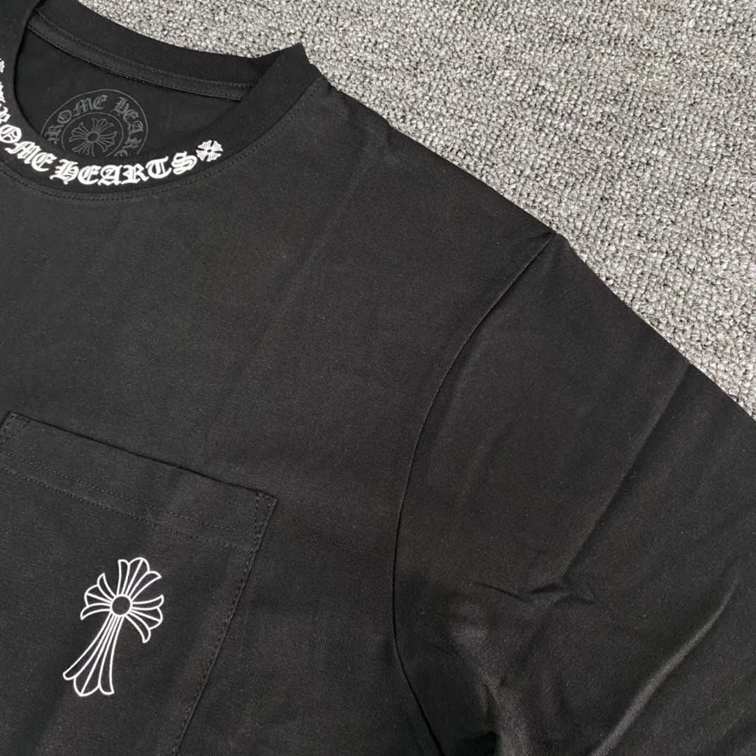 CHROME HEARTS T-SHIRT CH CROSS (CHROME HEARTS A010）