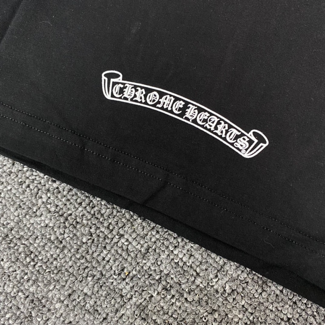 CHROME HEARTS T-SHIRT CH CROSS (CHROME HEARTS A010）