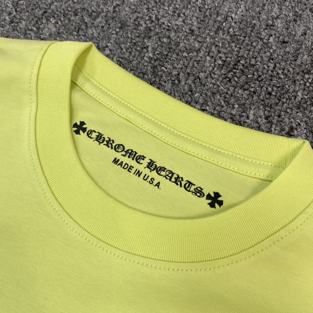 CHROME HEARTS Matty Boy LINK Caution L/S Sleeve Tee (CHROME HEARTS A006）