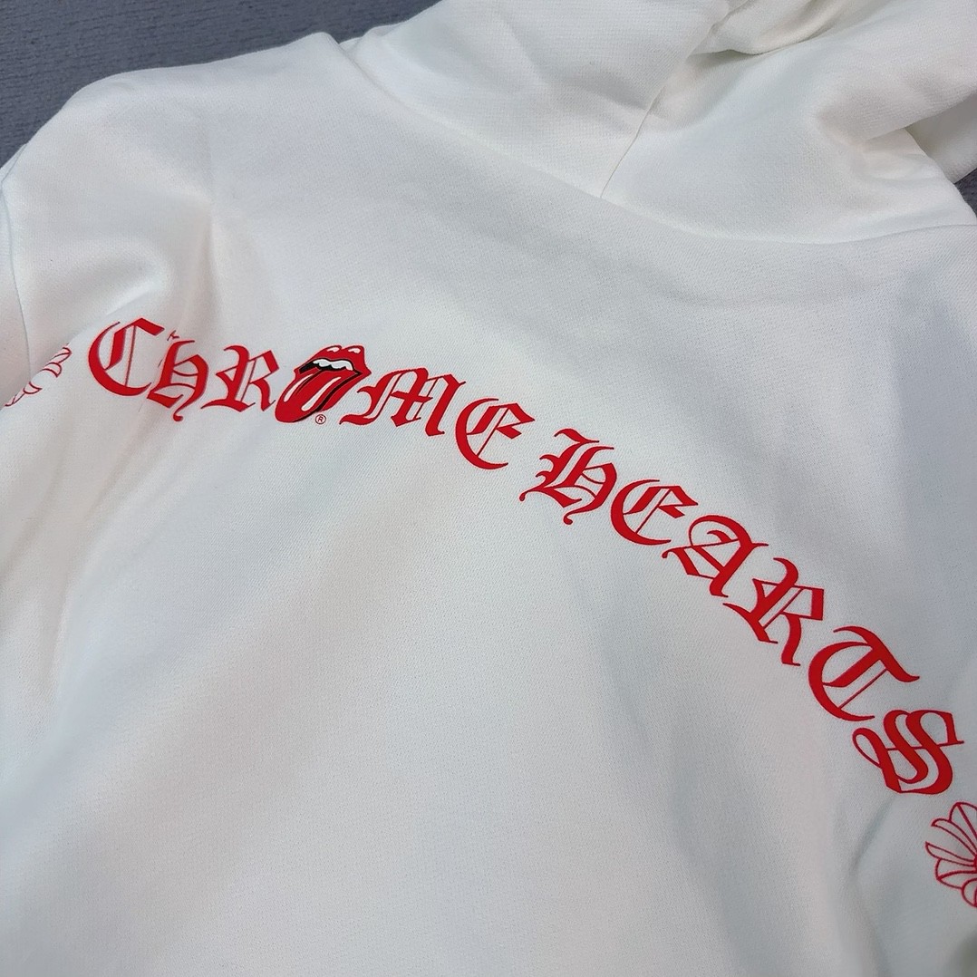 CHROME HEARTS & LAS VEGAS Rolling Stones Hoodie (CH-2024-0760）