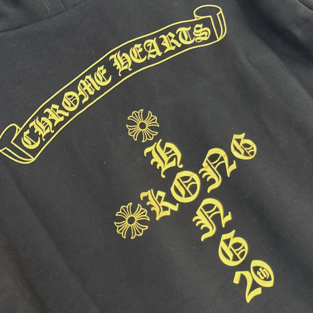 CHROME HEARTS SWTSHRT PLVR LTD Hong Kong exclusive back logo print hoodie (CH-3004-79）