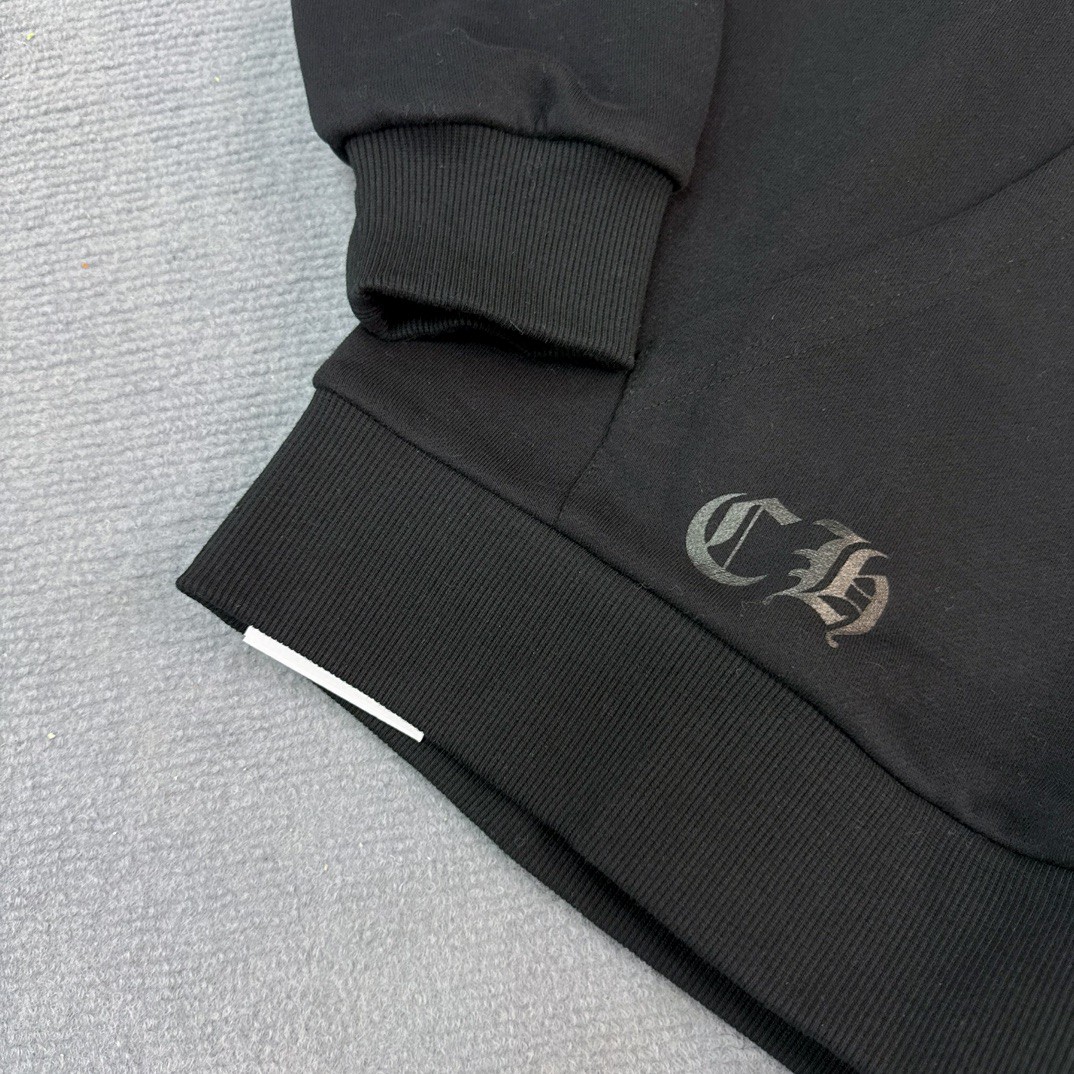 CHROME HEARTS SWTSHRT PLVR LTD Hong Kong exclusive back logo print hoodie (CH-3004-79）